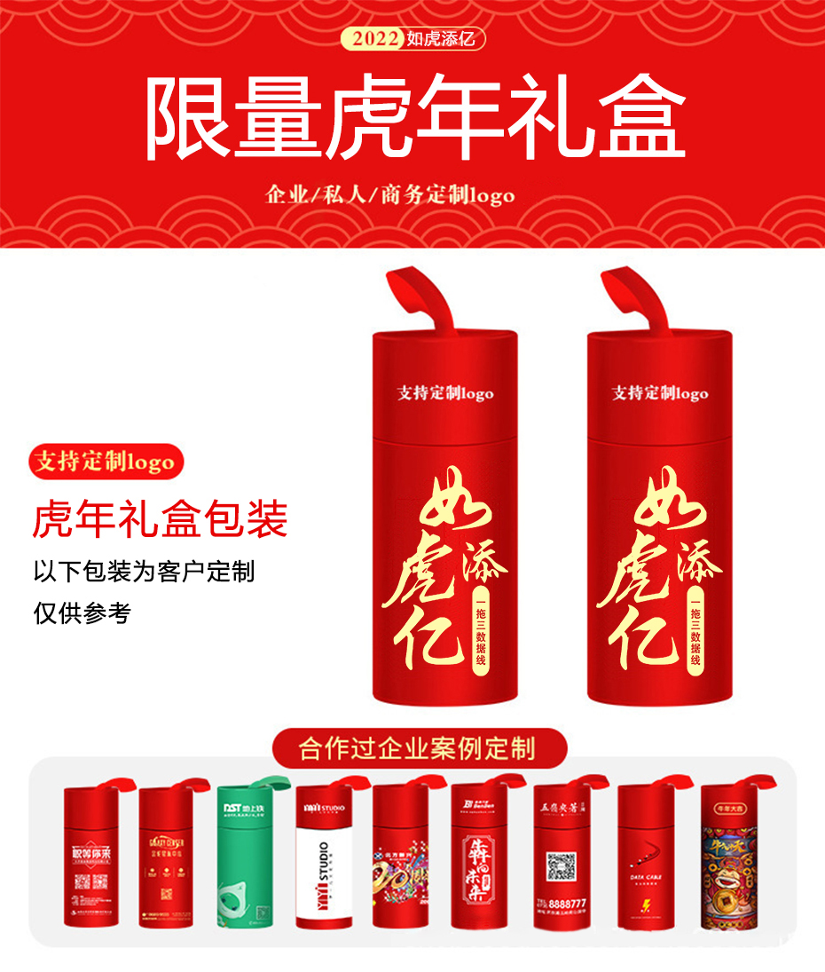 如虎添翼數據線禮品包裝