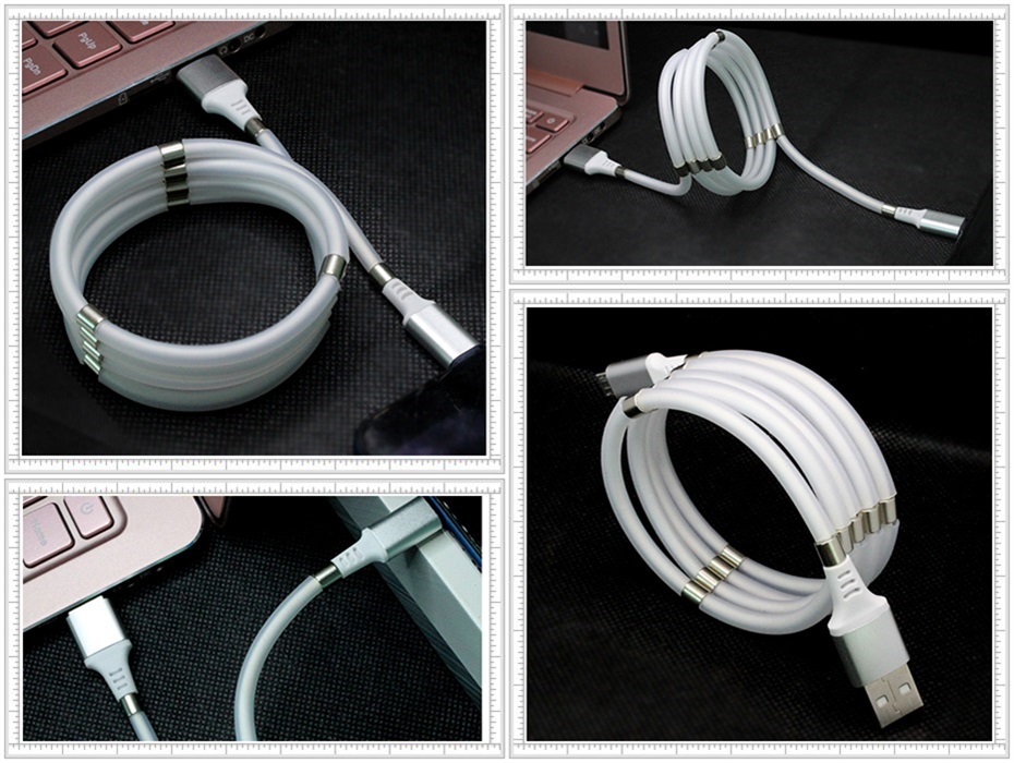 磁吸收納數據線